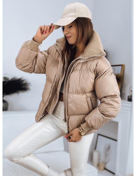 Dámska bunda prešívaná DABIS béžová