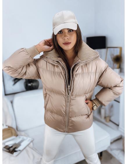 Dámska bunda prešívaná DABIS béžová