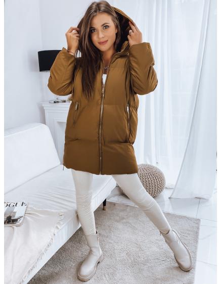 Dámska bunda prešívaná LETLIS hnedá