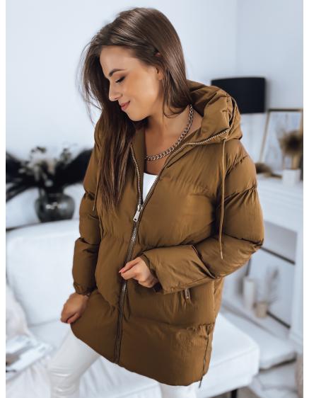 Dámska bunda prešívaná LETLIS hnedá