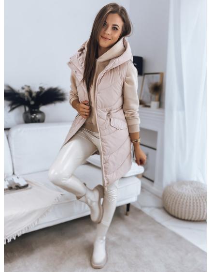 Dámská prošívaná vesta GAMIS béžová