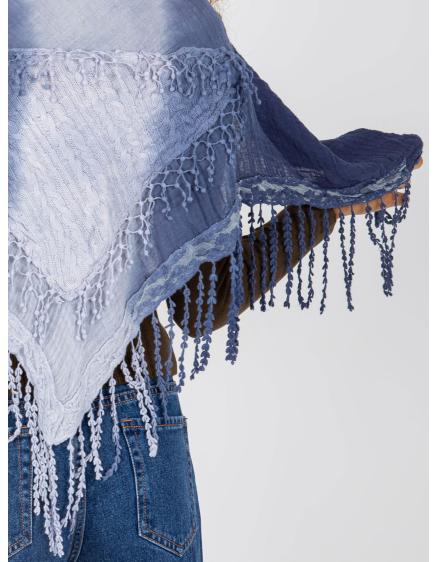 Dámský šátek kostkovaný DARCY modrý