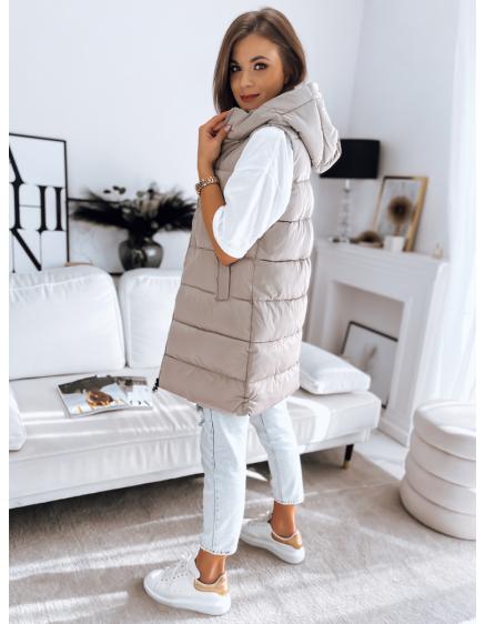 Dámská vesta prošívaná BRITA béžová