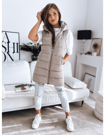 Dámská vesta prošívaná BRITA béžová