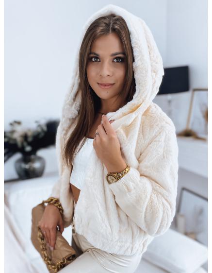 Dámska bunda FRESCO ecru