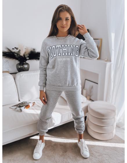 Dámska mikina NOTHING svetlo šedá