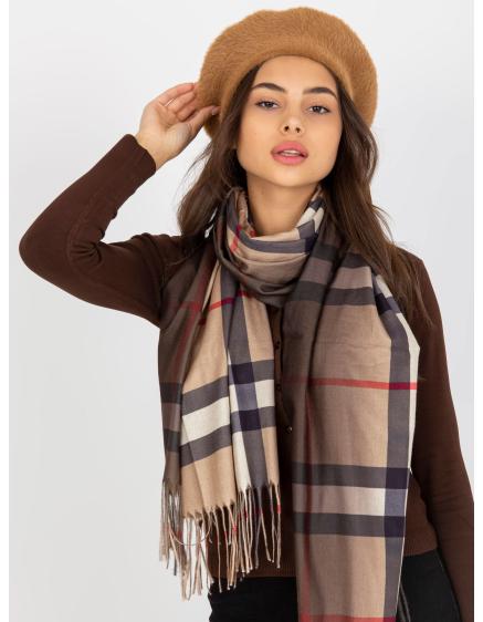 Dámská zimní čepice s kšiltem MICA hnědá