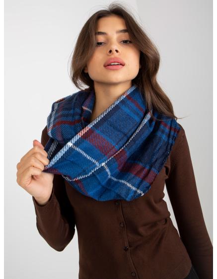 Dámska šatka s potlačou kockovaná LIBERTY námornícky modrý