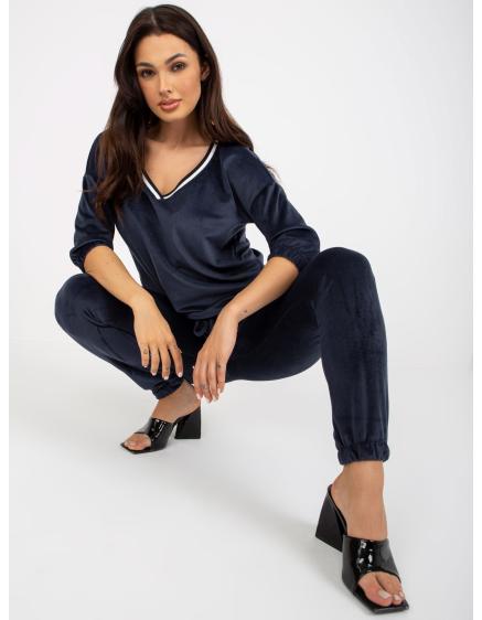 Dámská souprava s 3/4 rukávy ALMA tmavě modrá 