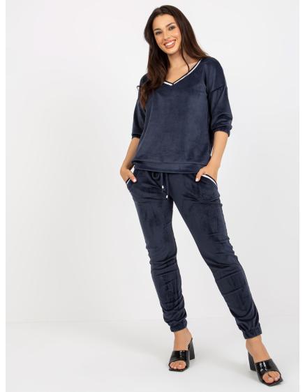 Dámská souprava s 3/4 rukávy ALMA tmavě modrá 