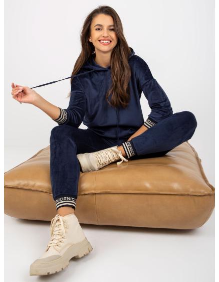 Női szett nadrággal AISA sötétkék