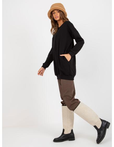 Női pulóver zsebekkel ANISE fekete