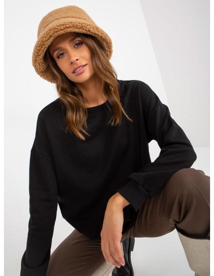 Női pulóver zsebekkel ANISE fekete