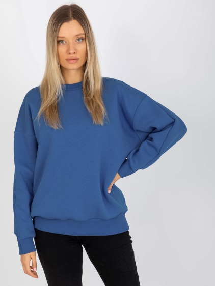 Dámska mikina oversize JENNI tmavo modrá