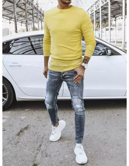 Pánský svetr CLASSIC žlutý