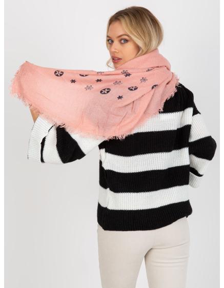 Dámská šála s potiskem CAILYN růžová