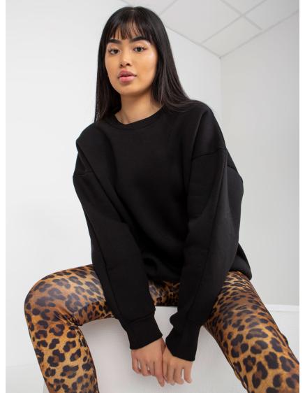 Női oversize pulóver RISA fekete