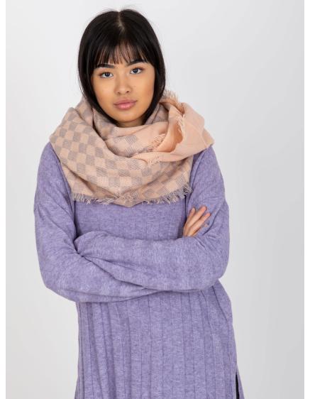 Női gyapjú kémény FELIA világos rózsaszín és szürke