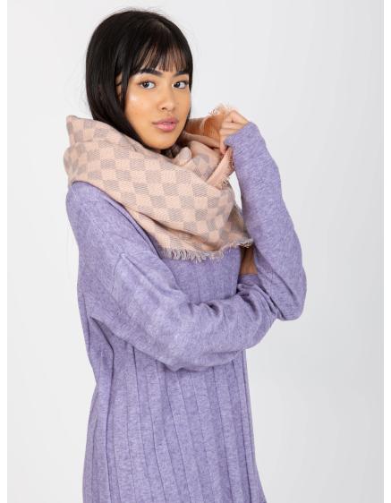 Női gyapjú kémény FELIA világos rózsaszín és szürke