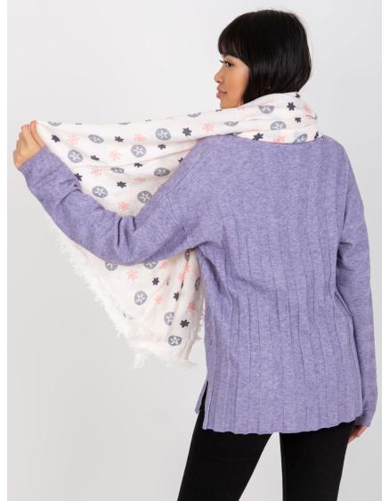 Női nyomtatott sál JOCELYN világos rózsaszín