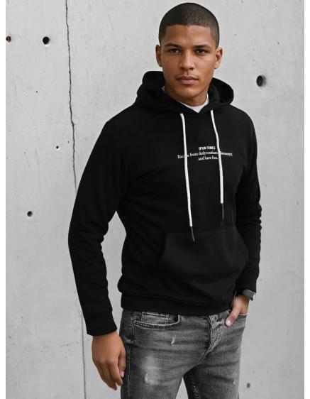 Pánska mikina ANGELO čierna