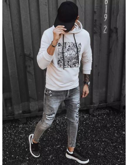 Pánská mikina CORBIN ecru