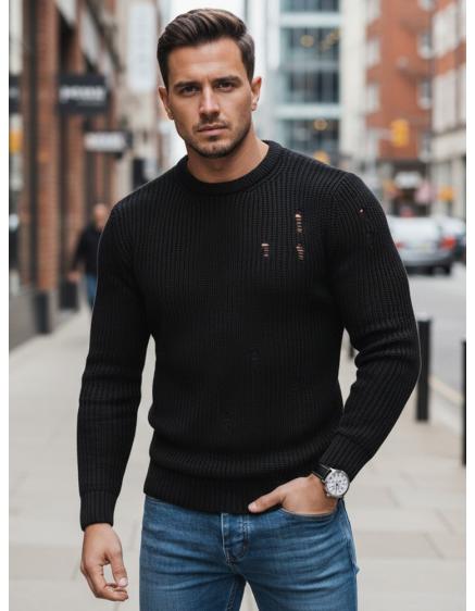 Pánsky sveter BO čierny