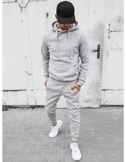 Pánska tepláková súprava DEREK light grey