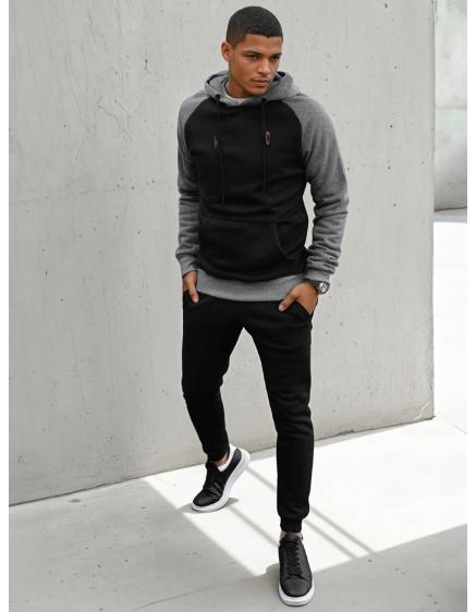 Férfi pulóver JULIAN fekete