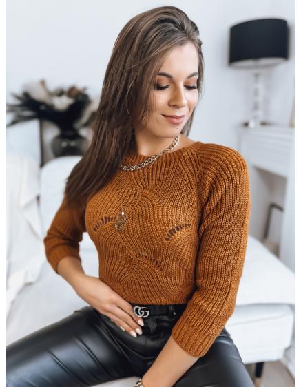 Női DIDI pulóver mustár