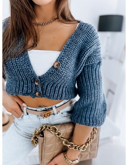 Női pulóver NUTI kék