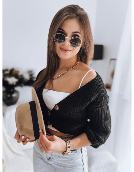 Női NUTI pulóver fekete