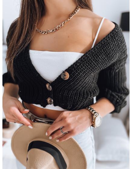 Női NUTI pulóver fekete