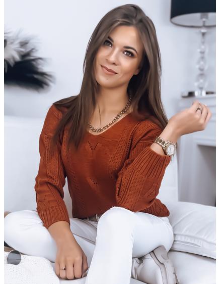 Női pulóver DARIA piros