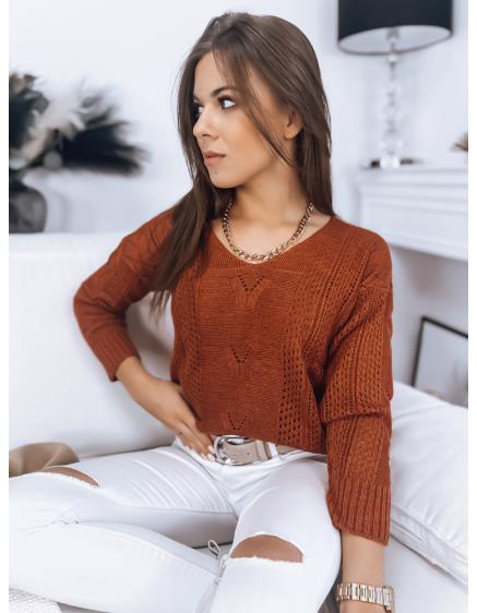 Női pulóver DARIA piros