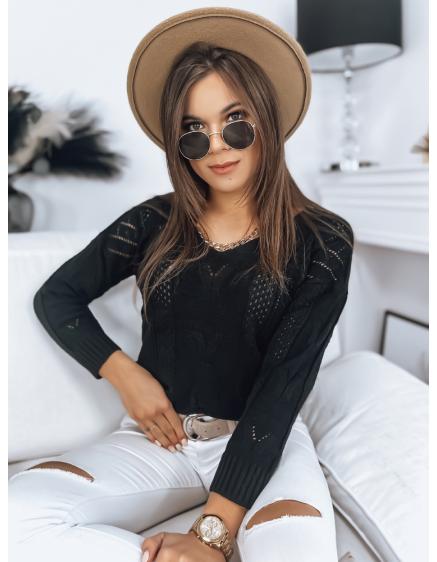 Női pulóver DARIA fekete