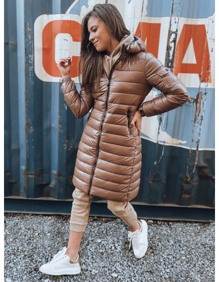 Dámský kabát LESSI hnědá