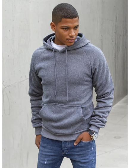 Férfi kapucnis pulóver BLAISE sötétszürke