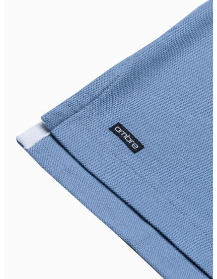 Férfi sima pólóing PERCY kék