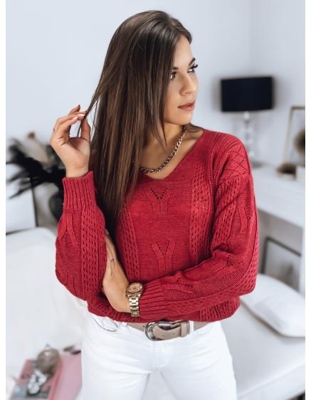 Női pulóver DARIA rózsaszín