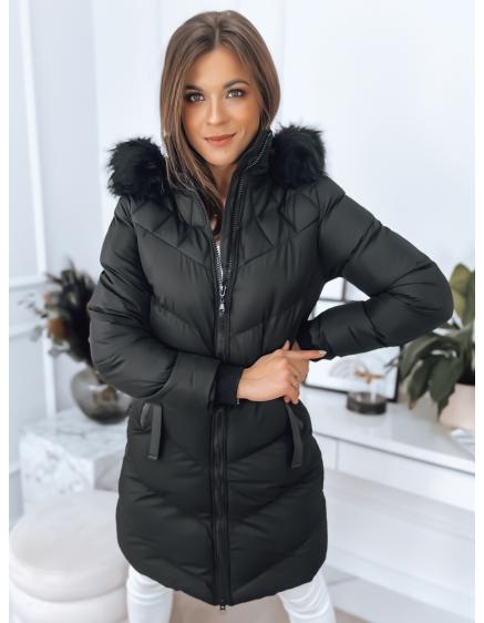 Dámsky prešívaný kabát/kabát RADIS čierny