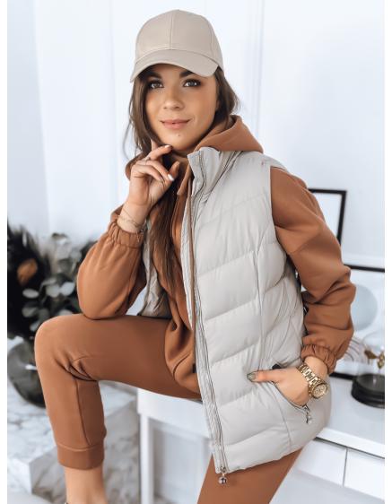 Dámska vesta prešívaná MARIN khaki