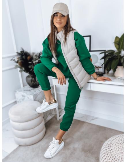 Dámská tepláková souprava AMILIA PREMIUM zelená