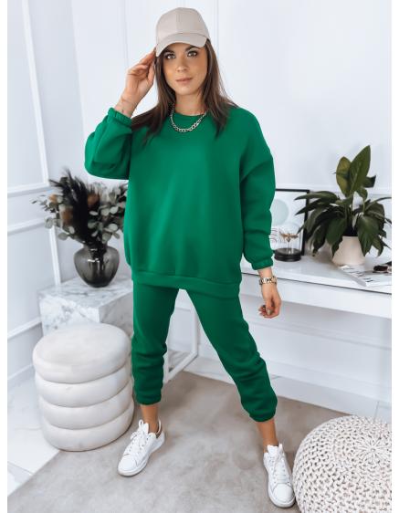 Dámská tepláková souprava AMILIA PREMIUM zelená