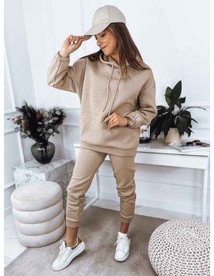 Dámska tepláková súprava AMILIA PREMIUM svetlo béžová