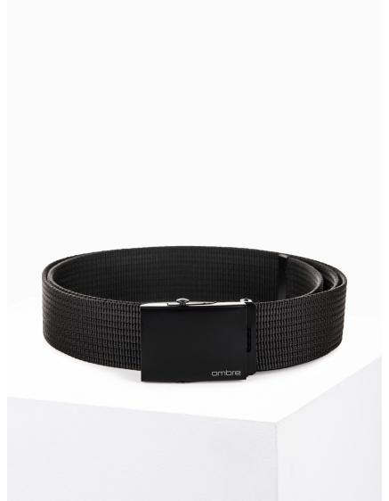 Pánsky opasok z vrecoviny A030 - čierny