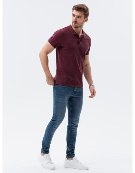 Pánska polokošeľa GILBERT vínová