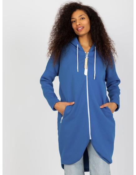 Dámská mikina s kapsami STUNNING tmavě modrá 