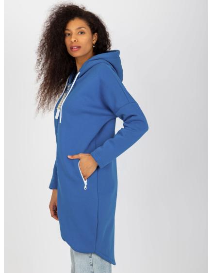 Dámská mikina s kapsami STUNNING tmavě modrá 