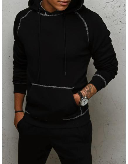 Férfi pulóver ASA fekete